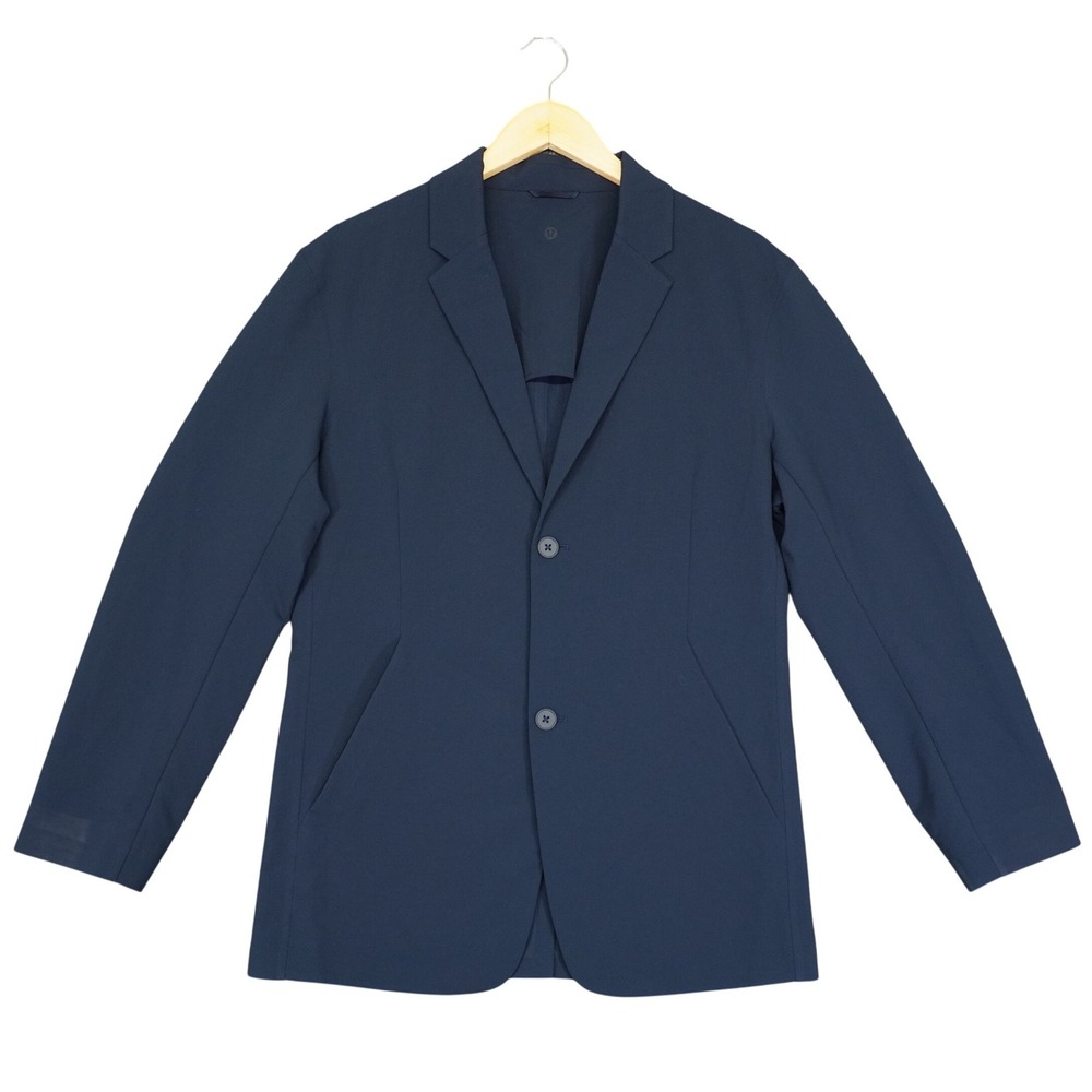 Lululemon New Venture Blazer Mens Large Navy Blue Techwear Performance Jacket